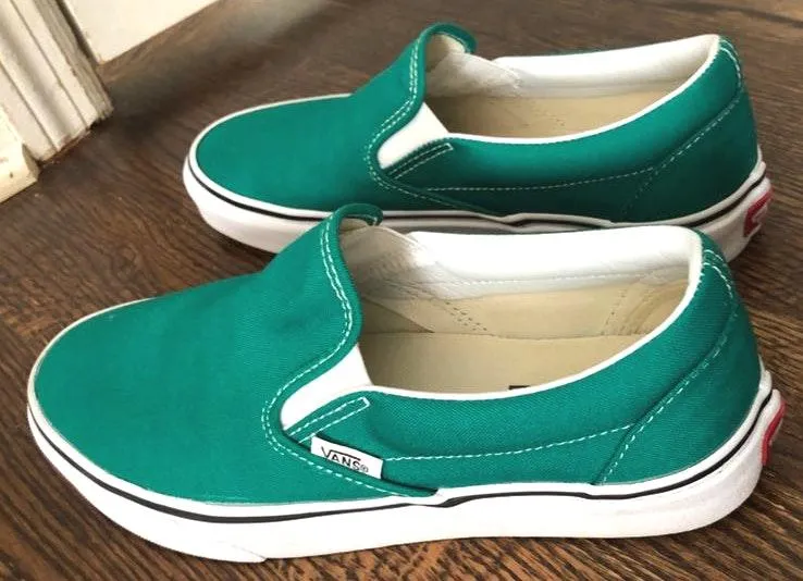 Vans forest green slip on - Image 3