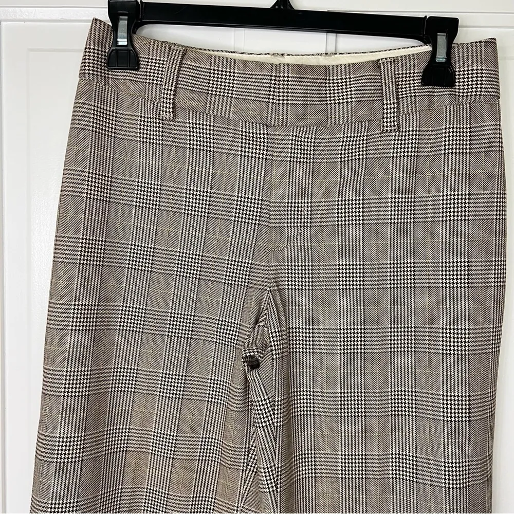 Gap stretch wide leg plaid pants size 1 y2k - Image 3