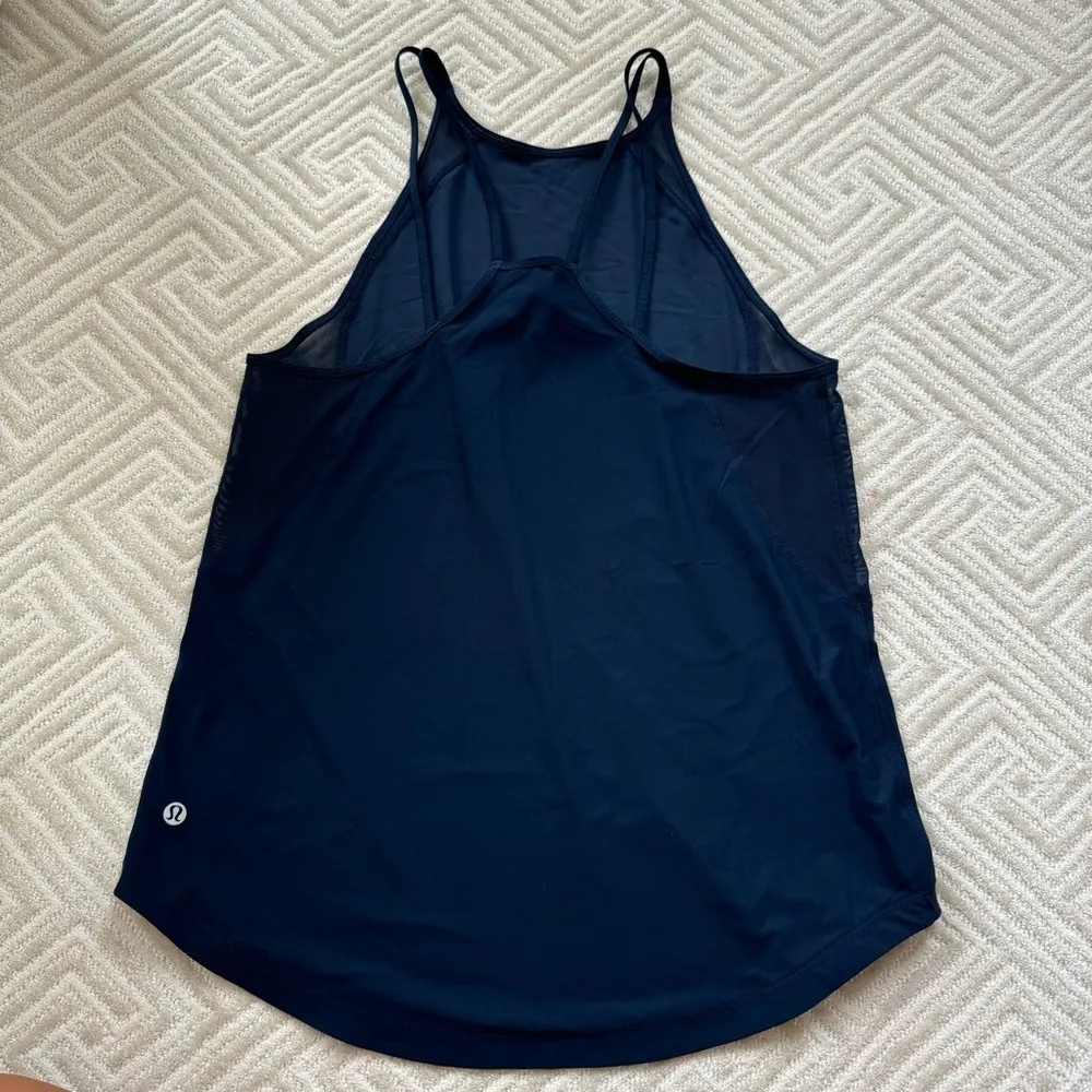 Lululemon Run Off-Route Tank True Navy - Image 5