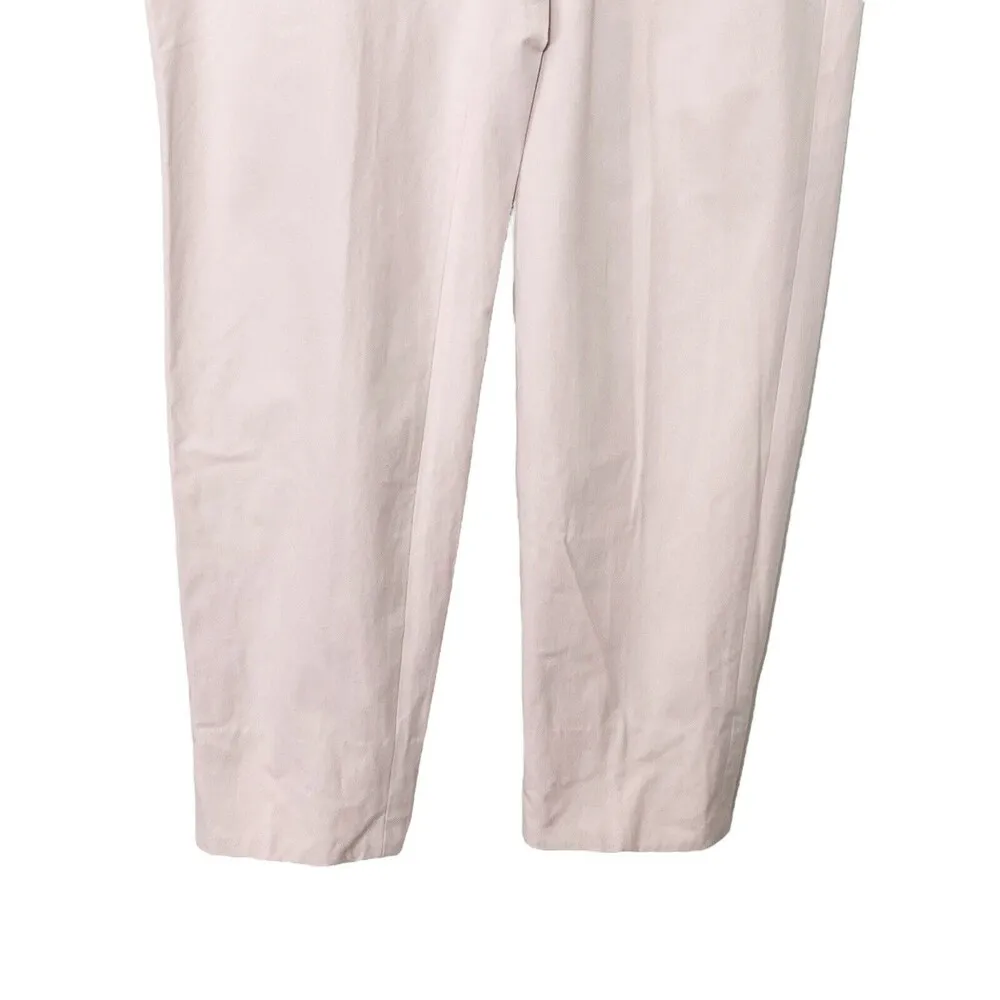 Piazza Sempione Audrey Iconic Trouser Cropped Pants Pink Women’s Size IT46 US 10 - Image 3