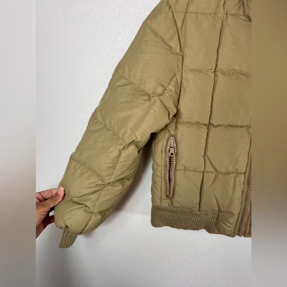 Head Cropped Puffer Zip-Up Jacket - Image 3