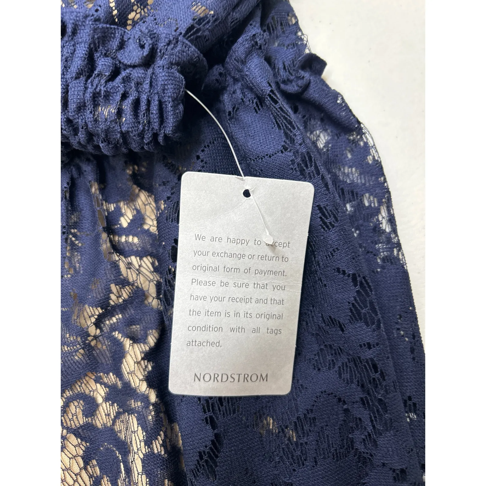 New! Gabby Skye women’s size 14 navy blue Tiered Lace dress. NWT. - Image 7