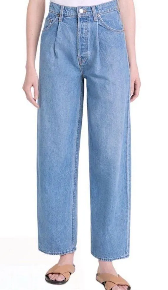 Mother Snacks The Pleated Fun Dip Puddle jean Size 27 - Image 4