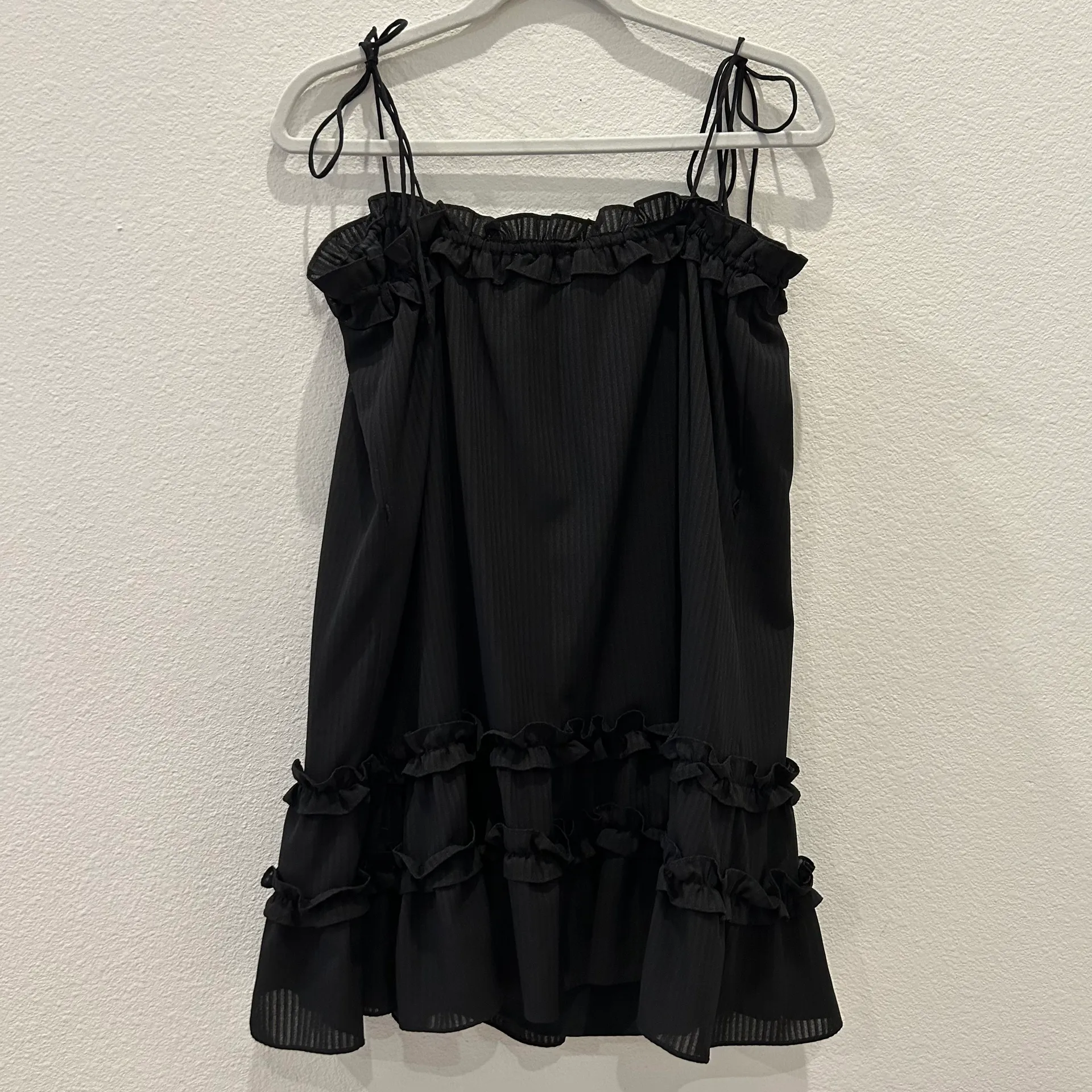 Tularosa Black Mini Dress - Image 6