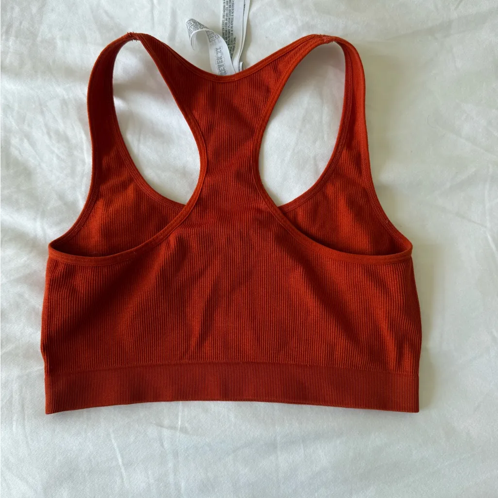 Forever 21 orange reddish cropped athletic tank top - Image 3