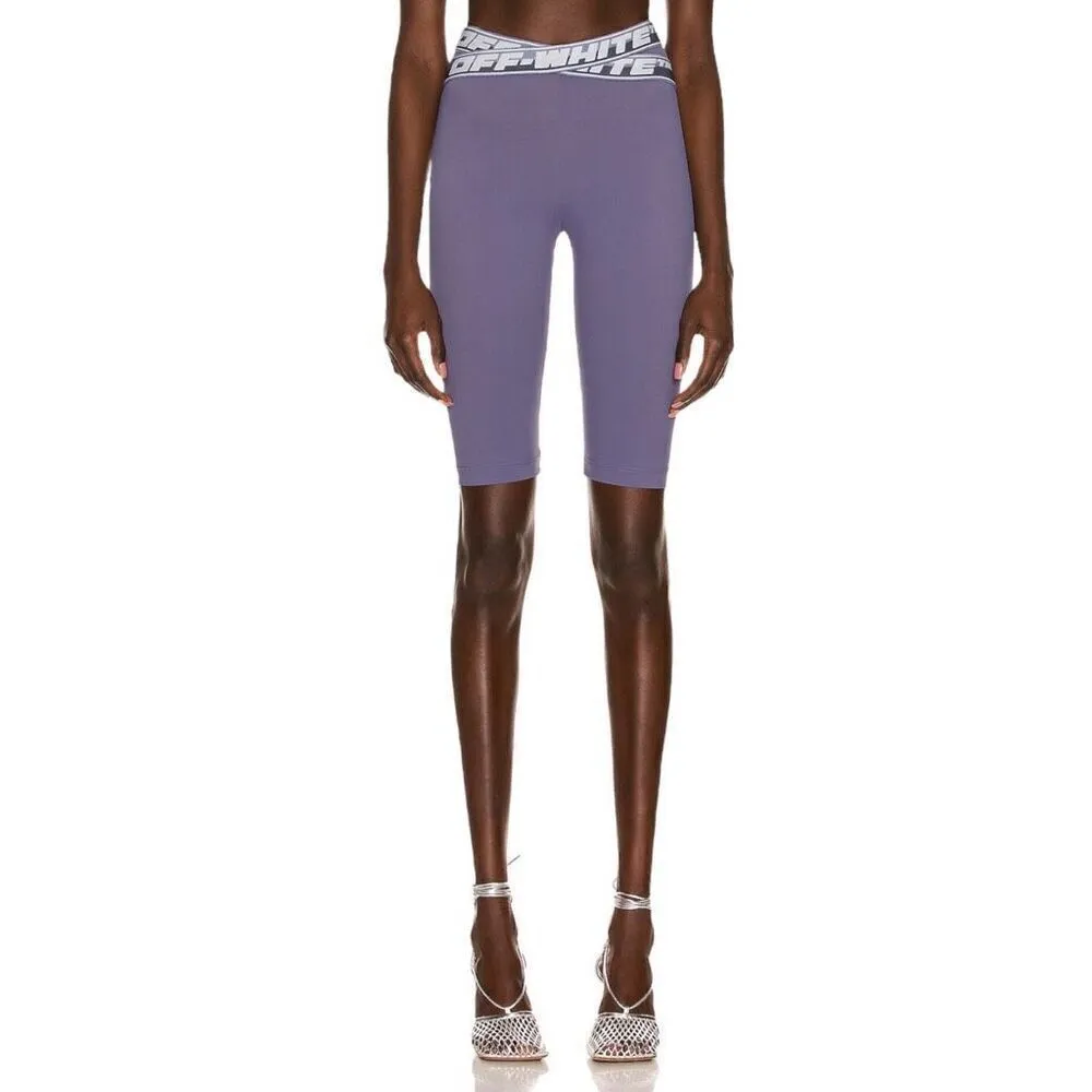 OFF-WHITE Athleisure‎ Logo Band Short in Grey - Image 2