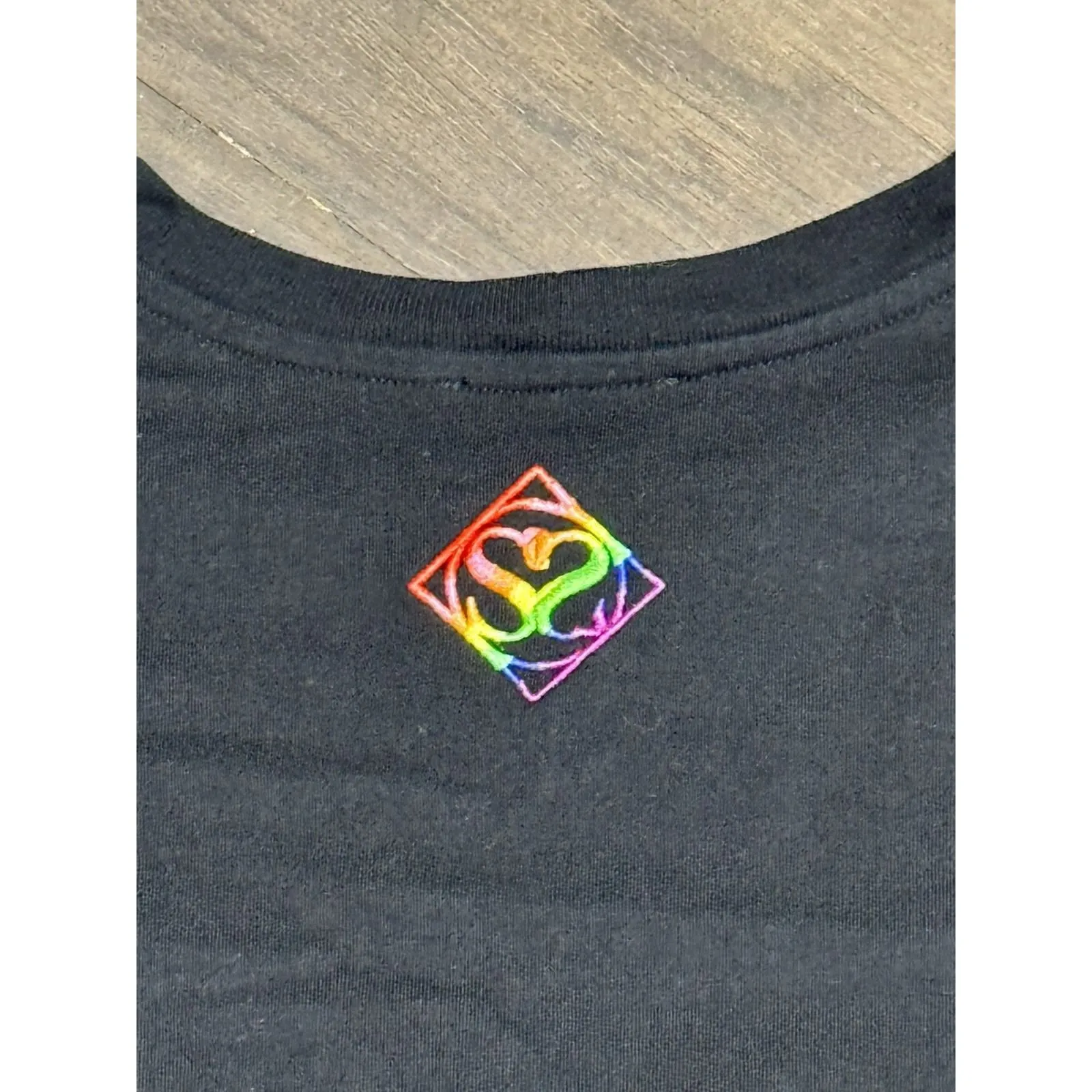 Sandro ‎ Zoelie Embroidered Slogan T-Shirt Don't Be Late For Love Embroidered - Image 6