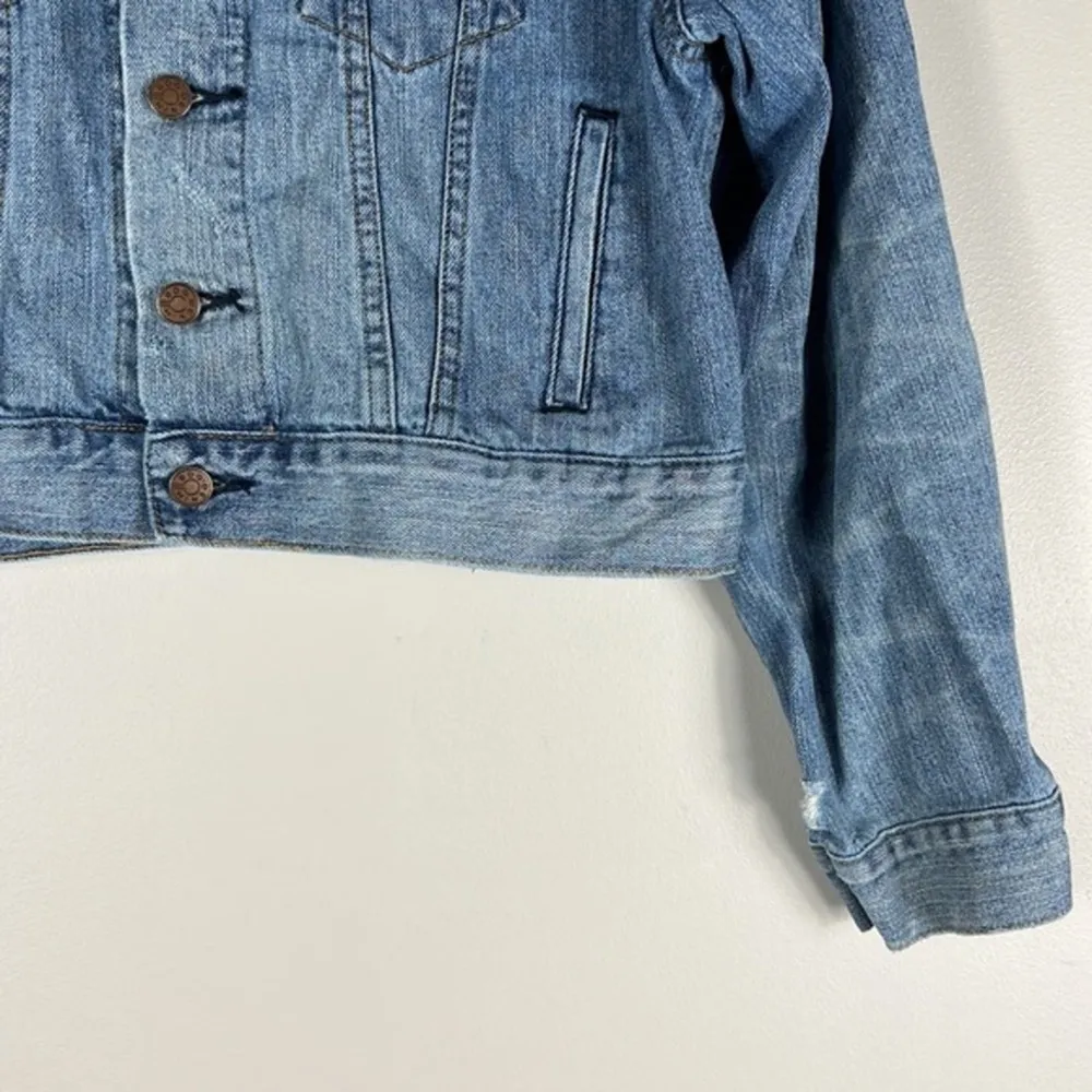 BDG Urban Outfitters Oversized Distressed Denim Jacket - Image 4