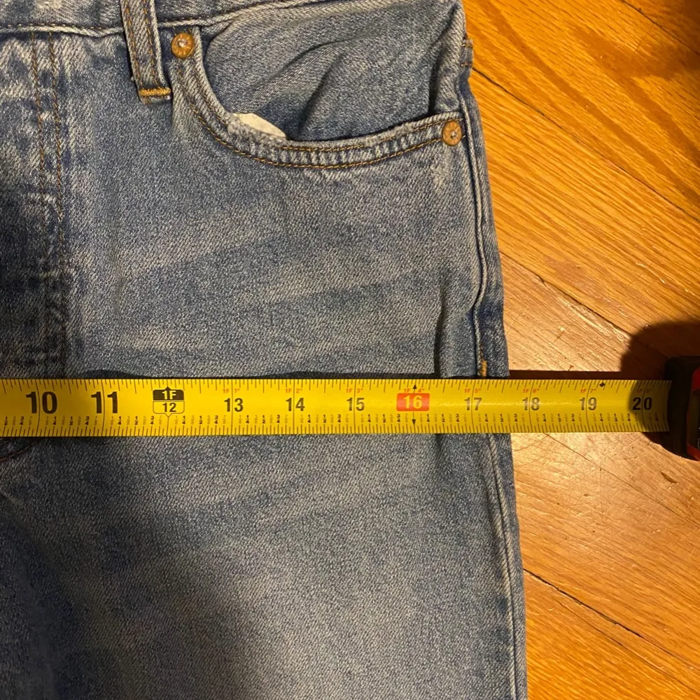 Free People High-Rise Regular Button Fly Raw Hem Jeans - 26 - Image 11