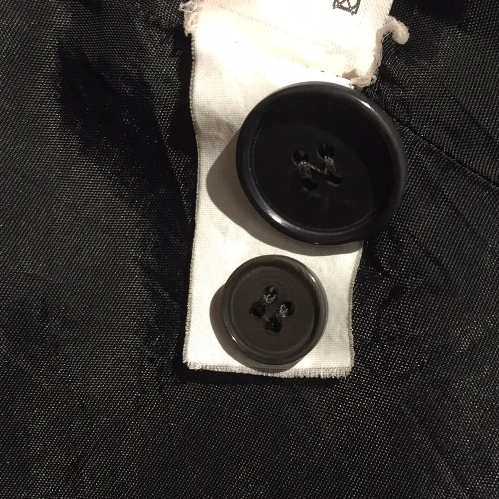 ZARA  Basic gray pinstripe blazer. - Image 7