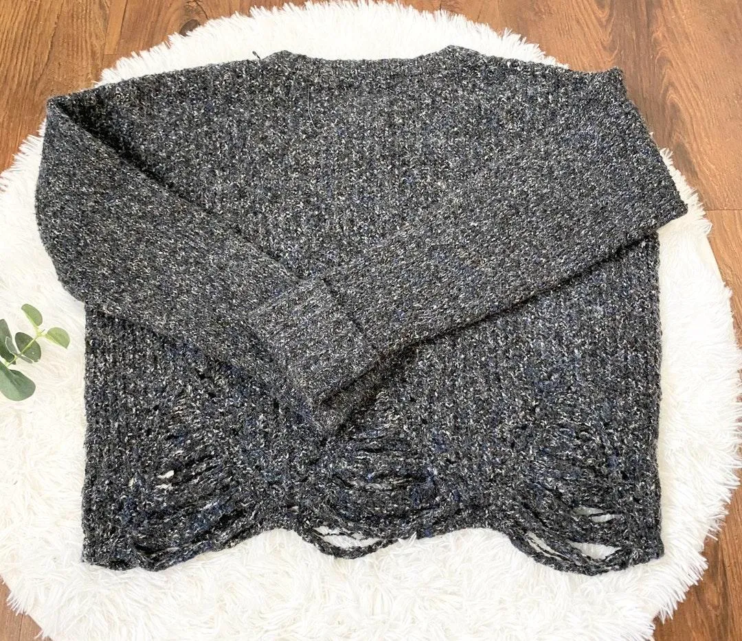 Ruby Moon Distressed Cropped Sweater  - Image 2