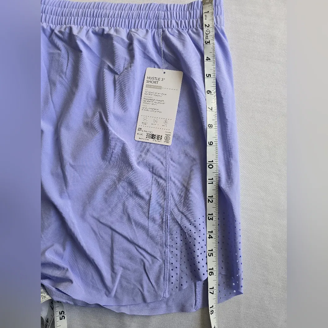 Athleta Plus Size Lilac Hustle 3" Semi Fitted Mid-rise Shorts‎ Size 3X - Image 5