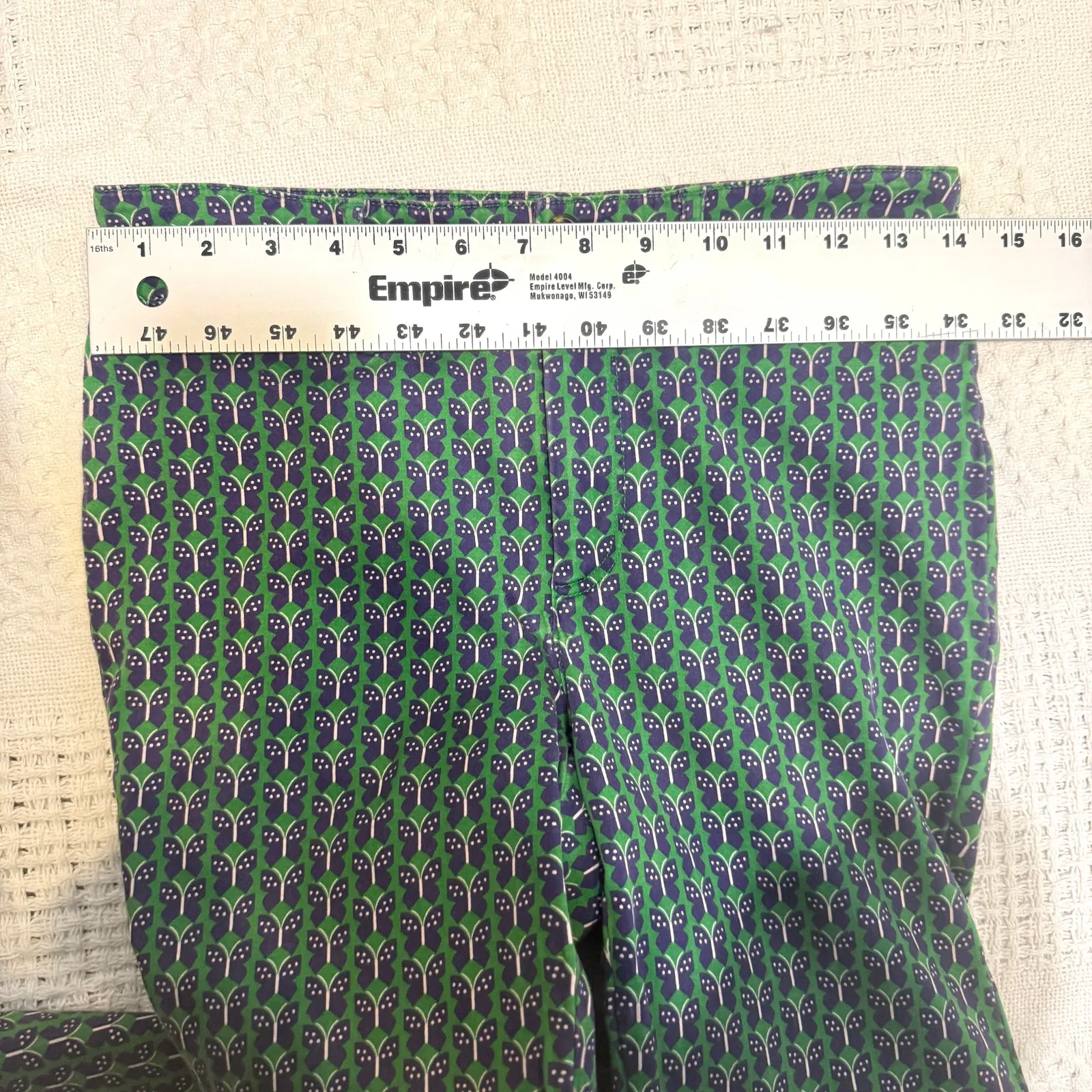 Anthropologie 4 Essential Slim Trousers ankle pant butterfly P2 3114 - Image 3