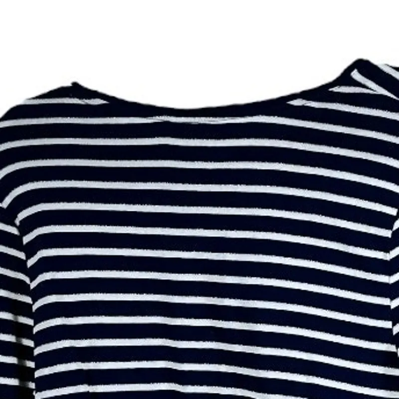 Charter Club Blue White Striped Top Large - Image 5