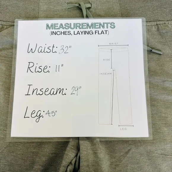 90 Degree By Reflex Sage Green Jogger with Pockets. Soft‎ Fabric Size Large. Gray - Image 7
