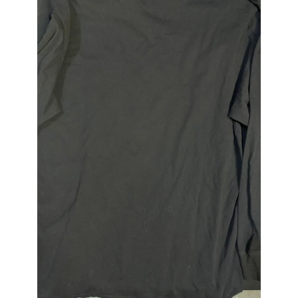 Victorias Secret PINK  BLING OVERSIZED LONG-SLEEVE CAMPUS TEE SZ M - Image 3