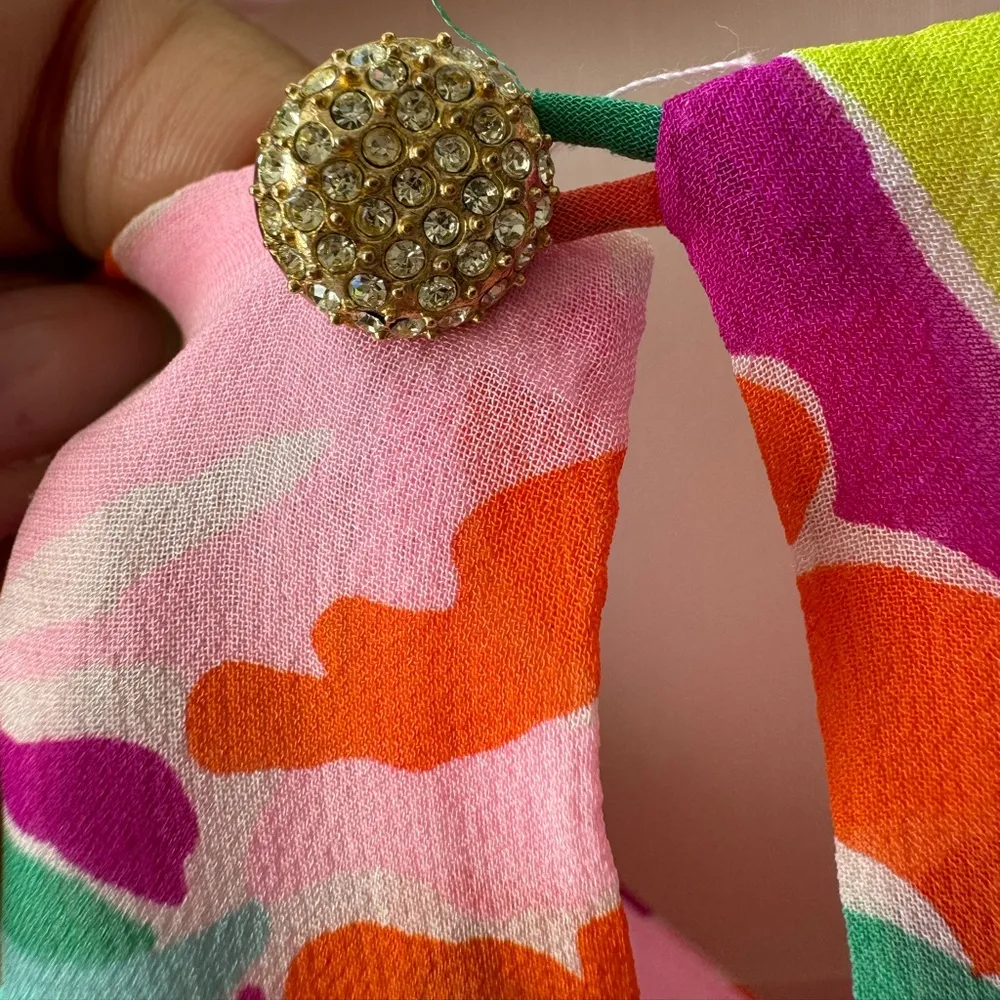 Lilly Pulitzer Silk Colorful Carleigh Flamingo Mini Dress Size 6 - Image 7