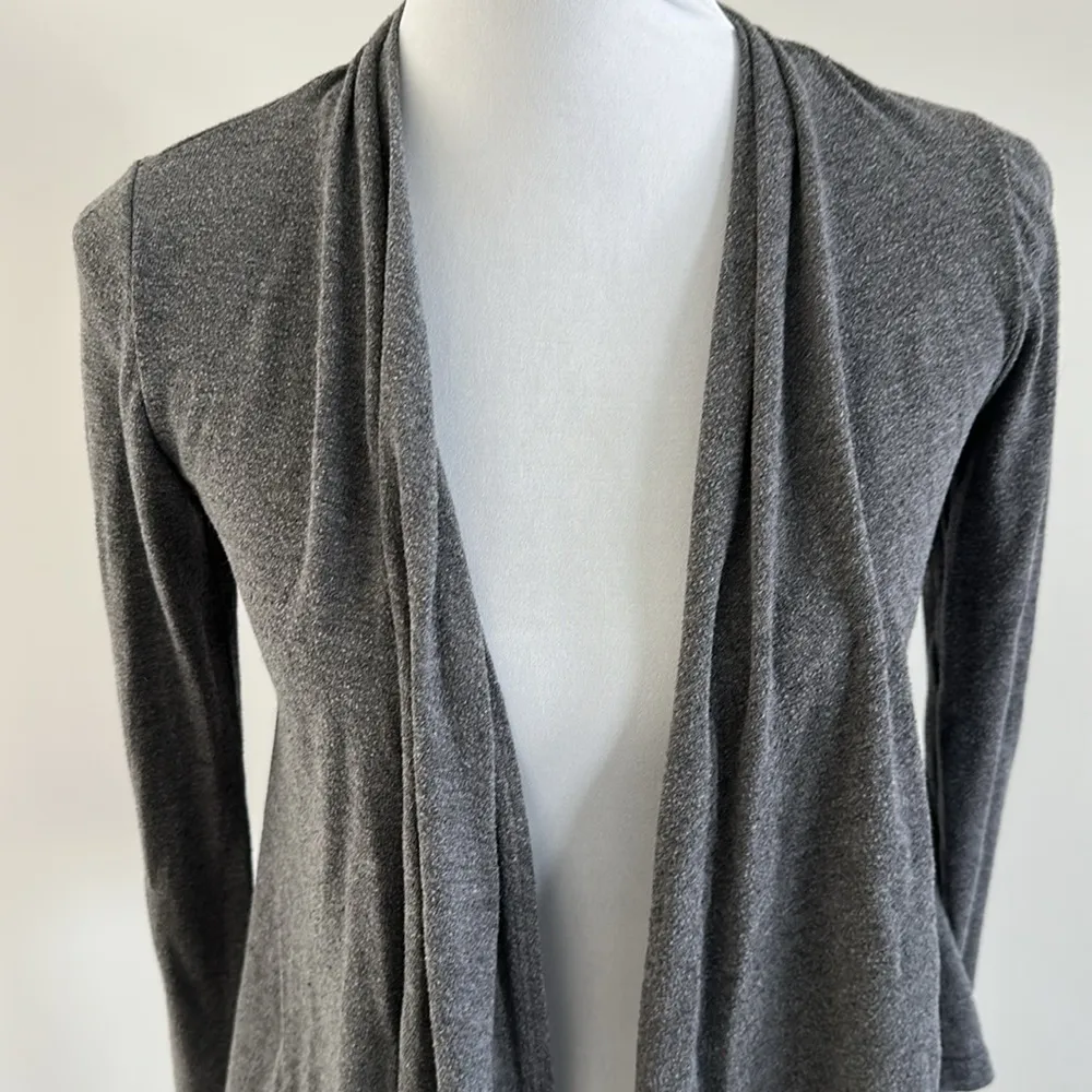 Ambiance Grey Cardigan Sweater Sz SM Gray - Image 2