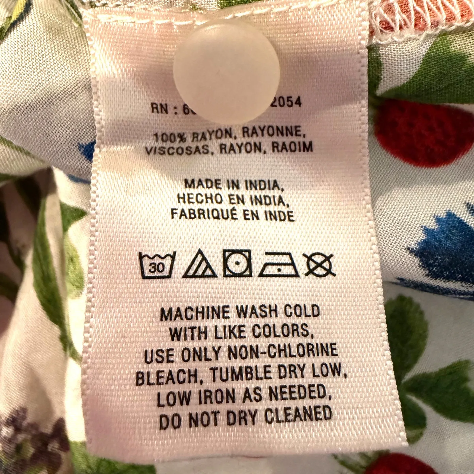 Maeve Maya Flutter Sleeve Floral Pintuck Blouse Women's 2 Cream Boho Dainty Y2K - Image 9