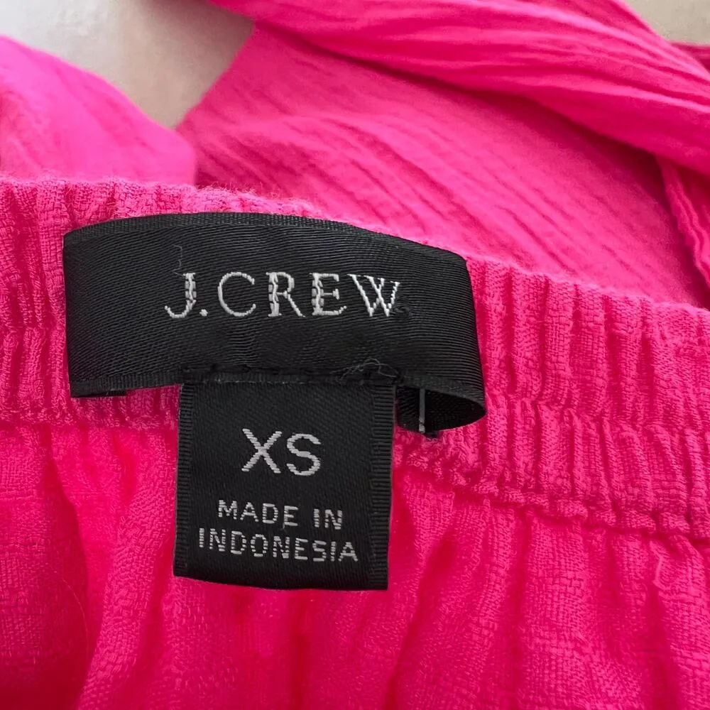 J. Crew Pink Off the Shoulder Midi Dress Long Sleeve Size XS - Image 3