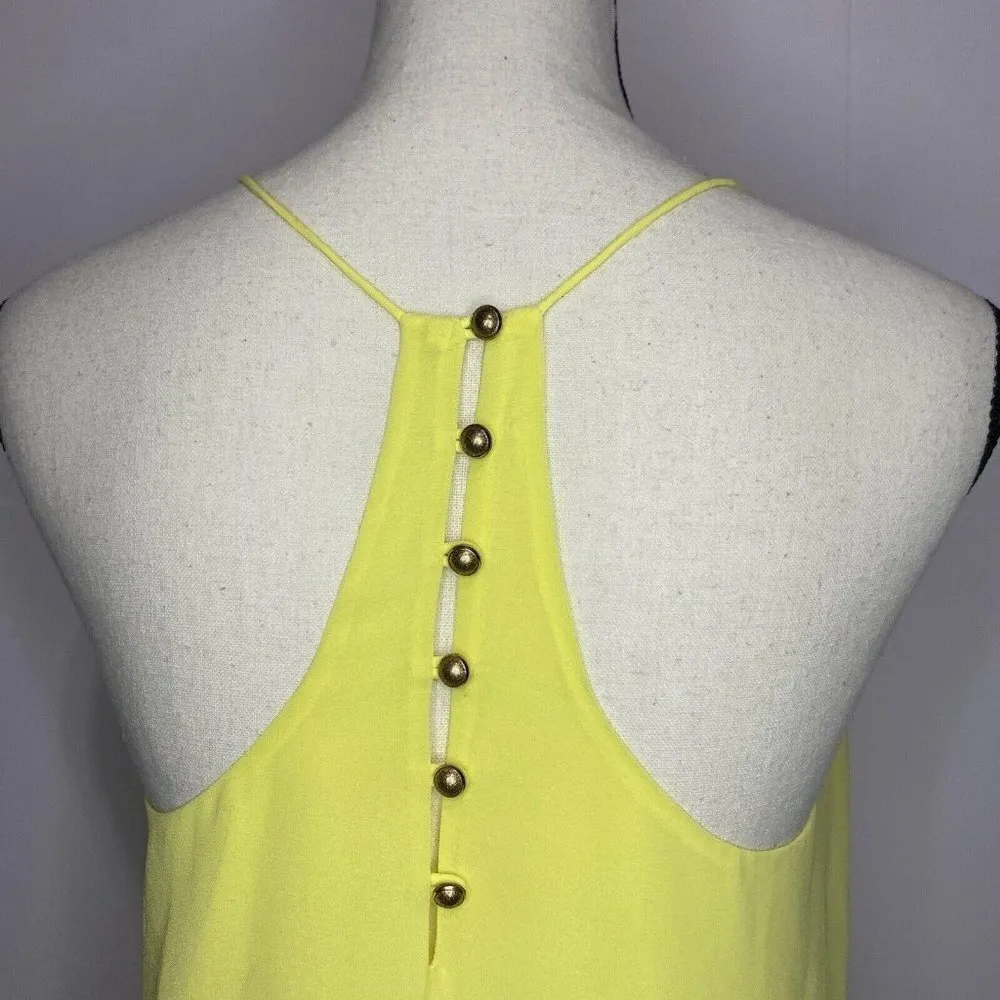 Style Loft Small Yellow Racerback Flowy Tank - Image 4