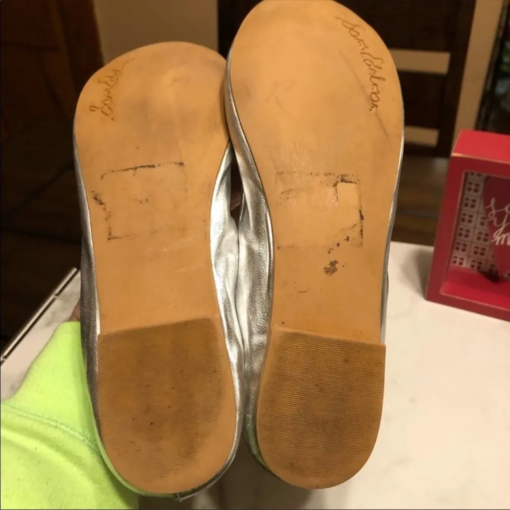 Sam Edelman Felicia Silver Ballet Flats Size 4 - Image 8