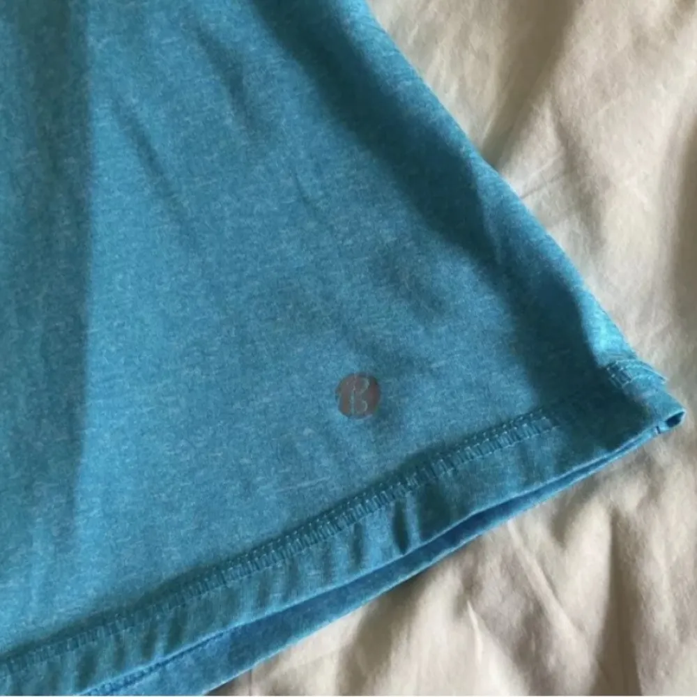 Activewear Short Sleeve T-Shirt Workout Top Bright Blue Small EUC - Image 3