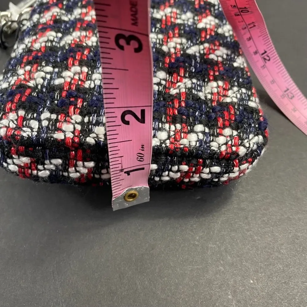 Karl Lagerfeld Tweed Crossbody Cellphone Bag - Image 6