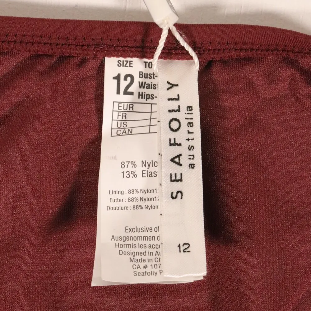 NWT Seafolly Active High Cut Pant in Plum - Image 7