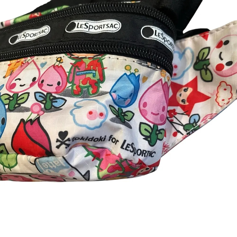 LeSportsac Tokidoki Print Double Zip Belt Bag Fanny Pack - Image 12