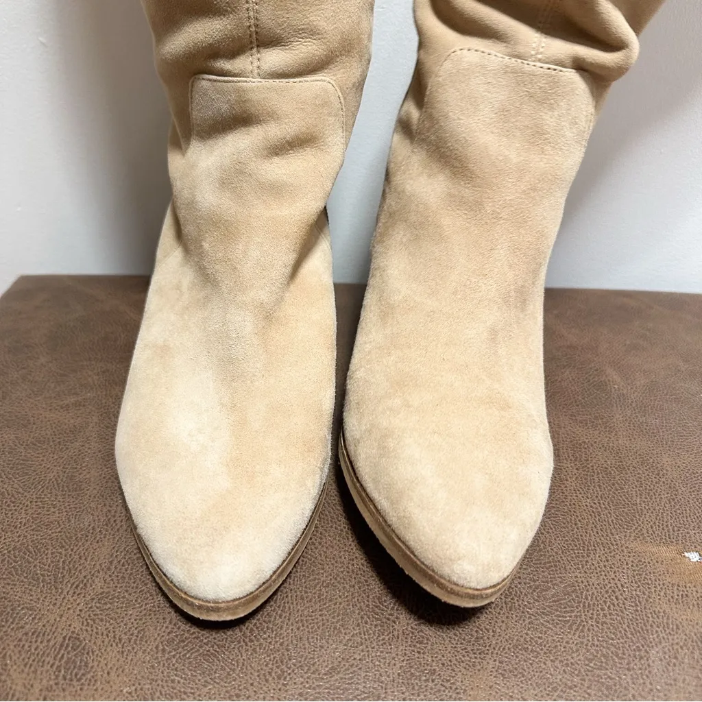 Vince Camuto Nestel Knee High Boot Suede Tan sz 8.5 - Image 9