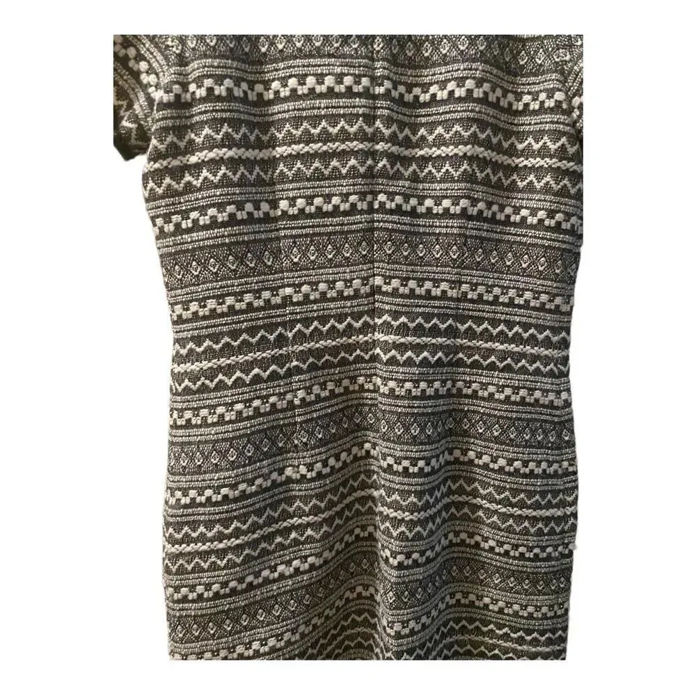 Rebecca Taylor Tweed dress with leather and zipper - Image 7