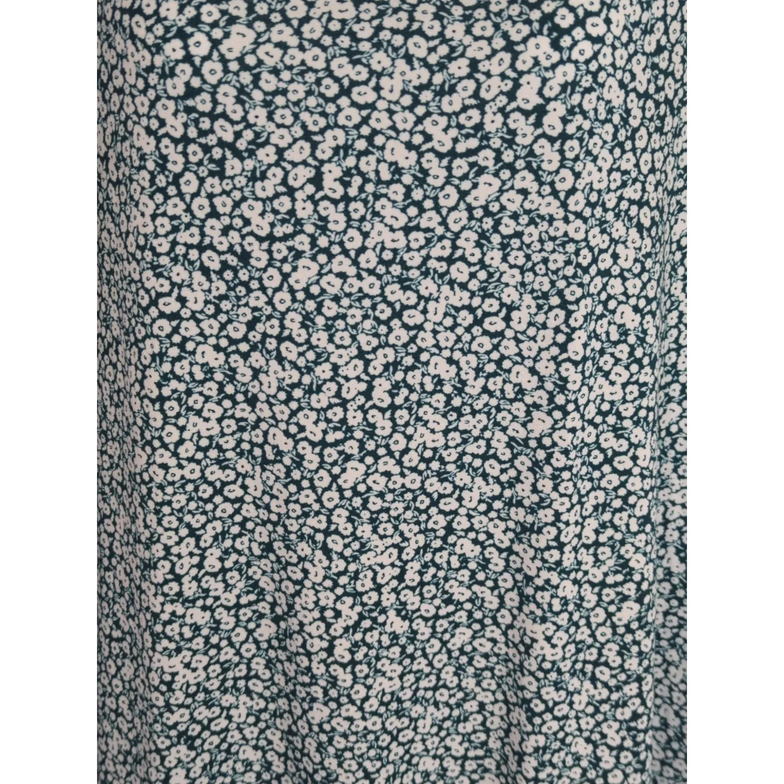 Adrianna Papell Double Flutter Sleeve Top - Size 3X - Green & White Floral Tee - Image 2