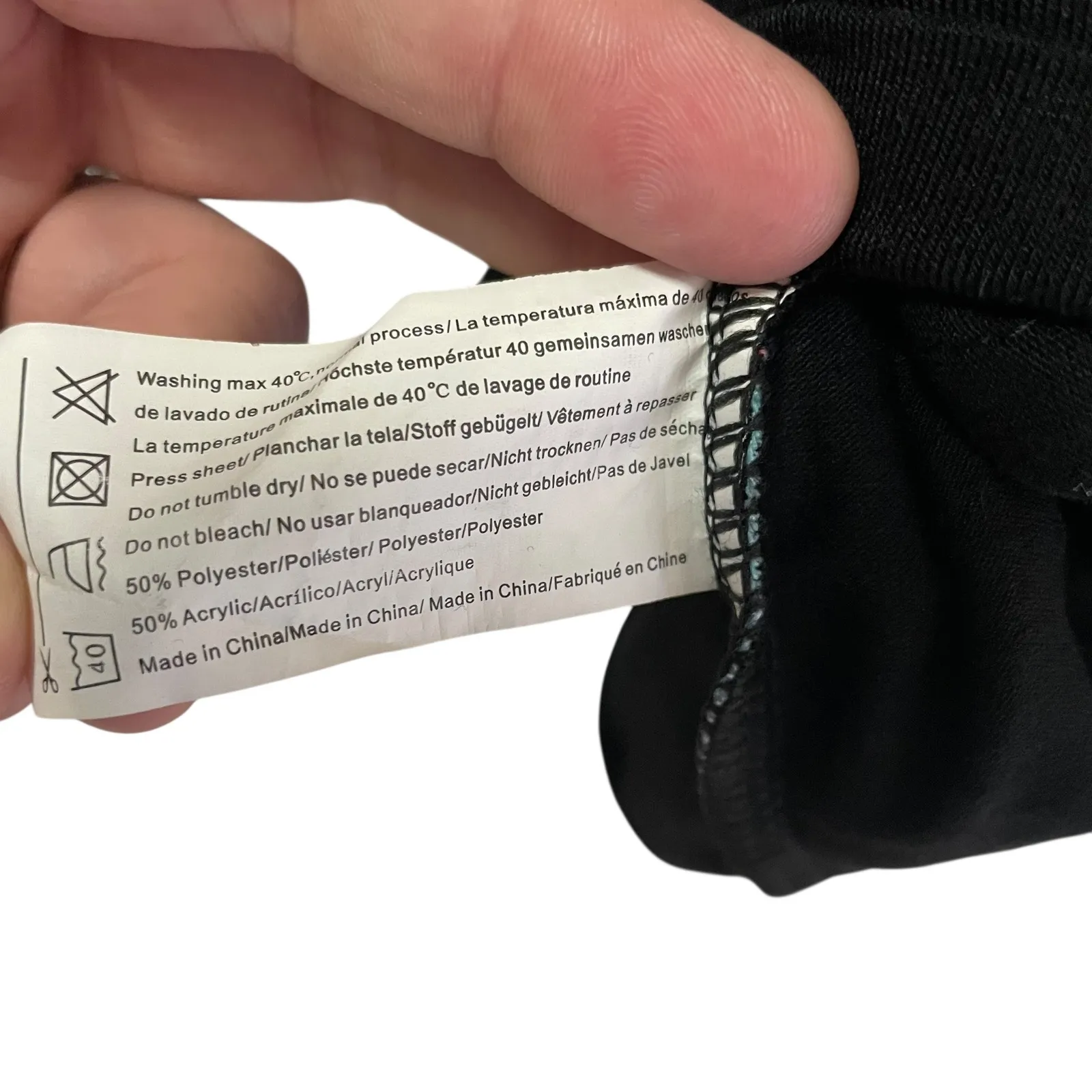 ZAGOO Black Striped Sleeve Cowl Neck Tunic Top Pockets Women S - Image 6