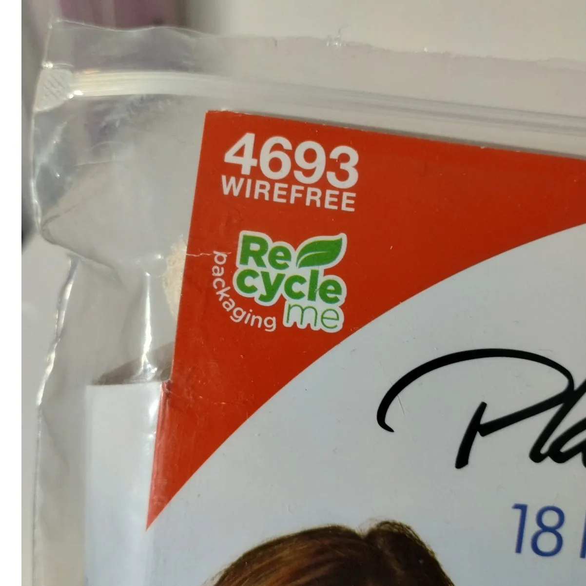 Playtex NEW (Open Bag) Sz 36B Beige Ultimate Shoulder Comfort Wirefree Bra 4693 - Image 4