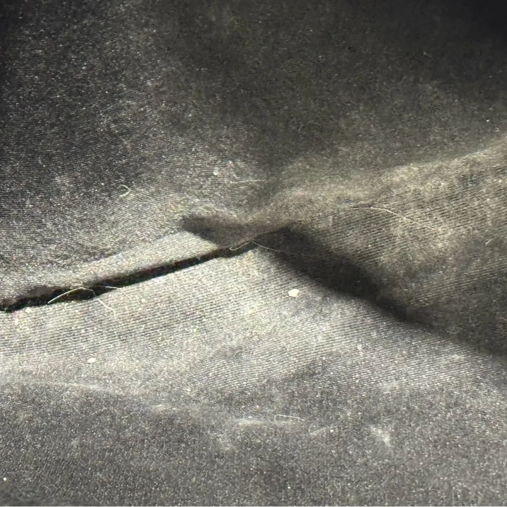 COACH F19202 Signature Stripe Lurex Large Diaper Baby Tote Bag Purse Black Trim - Image 9