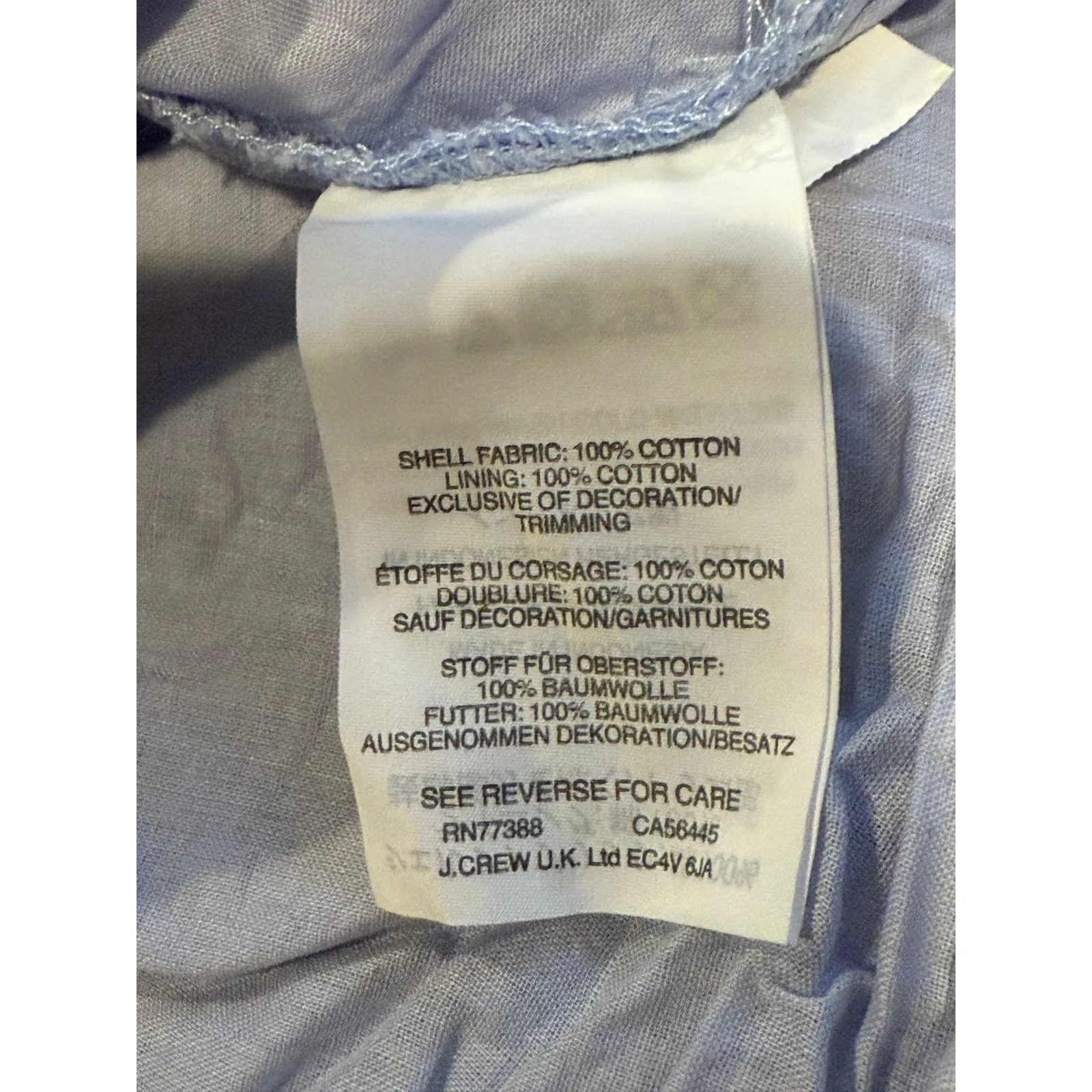 J. Crew Swiss Dot Peplum Ruffled Cap Sleeve Blouse V Neck Back Zip Up 0 Blue - Image 10