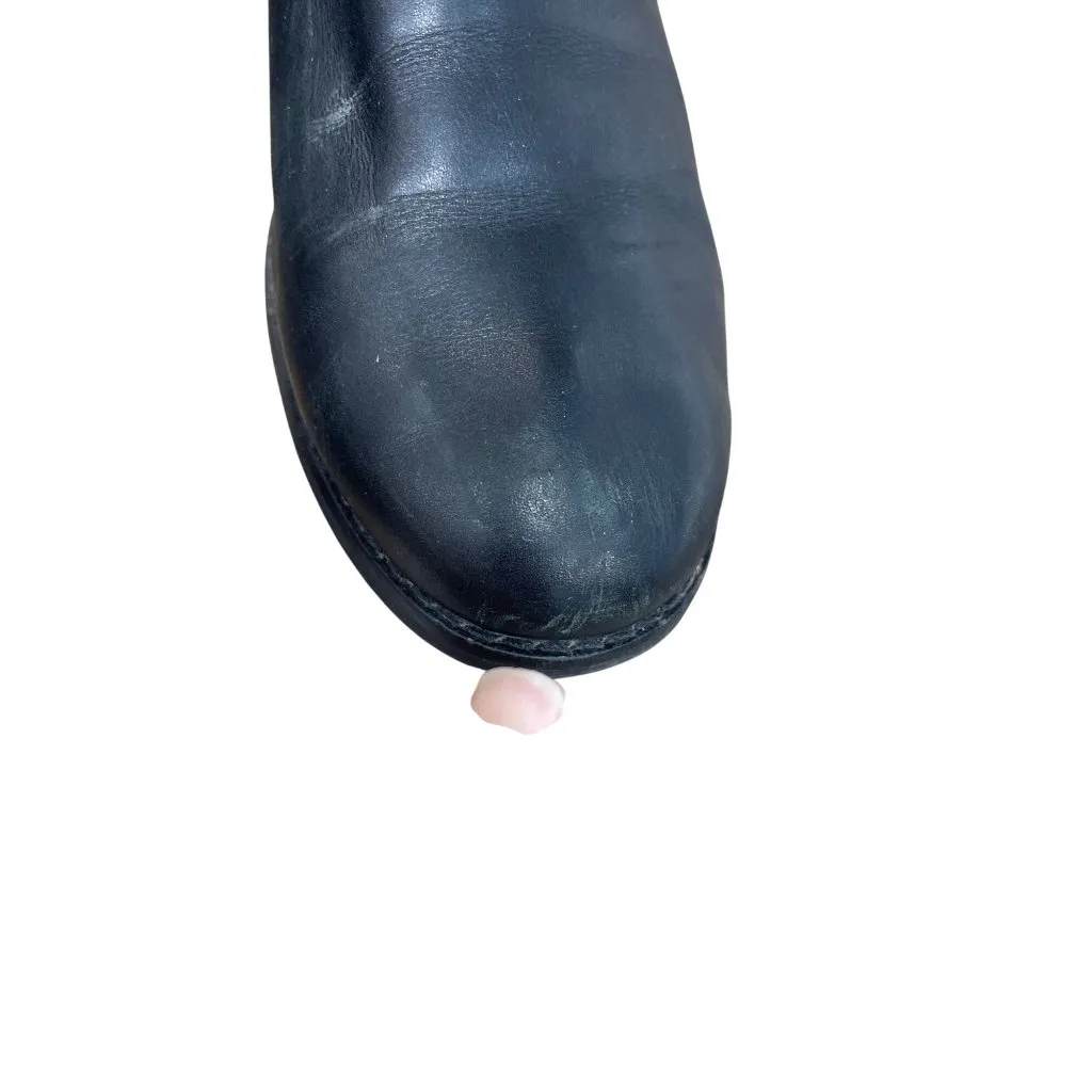 Cole Haan womans Black Leather Knee Equestrian Riding Boots Sz 8B SKU 9509 - Image 10