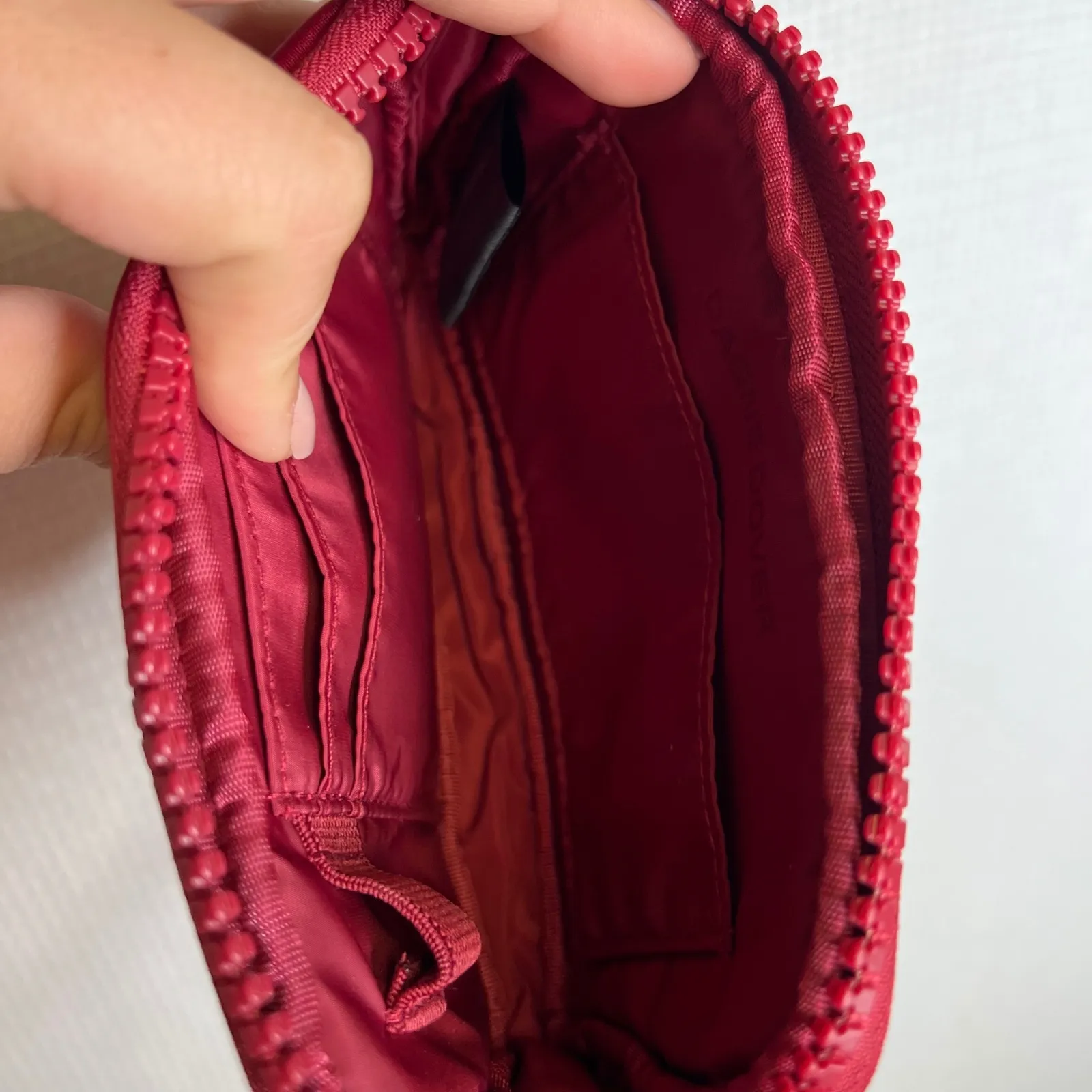 Sephora Dagne Dover Red‎ Card Holder Phone Sling Crossbody Limited Mara Bag - Image 7