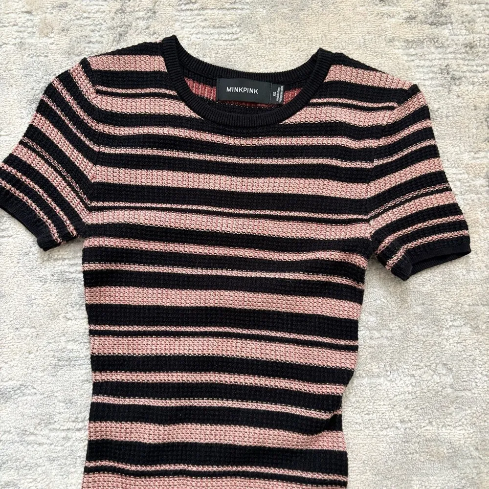 Striped Knit Dress - Image 2