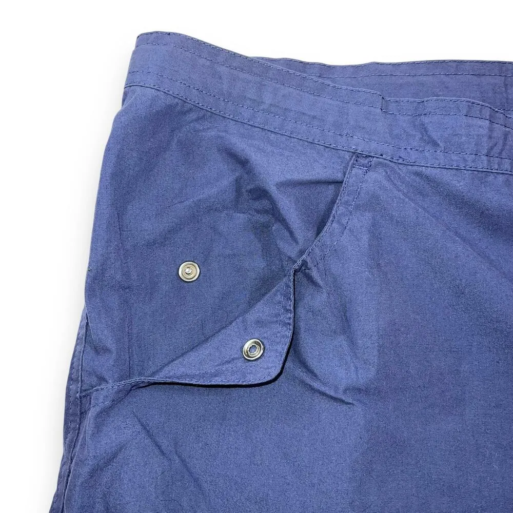 Columbia Womens Outdoor Hiking Shorts Blue Lightweight Summer XL - Image 3