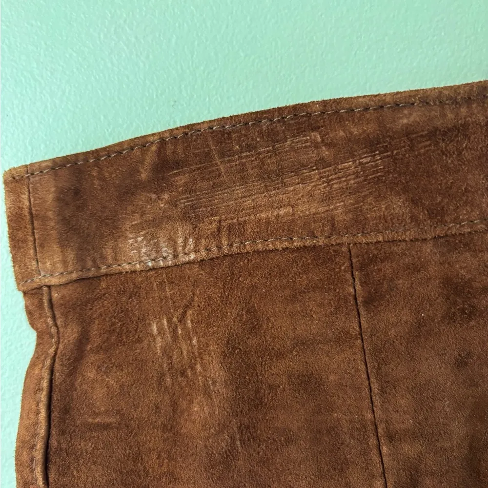 International Leather Collection Mini Skirt Brown Size undefined - Image 11