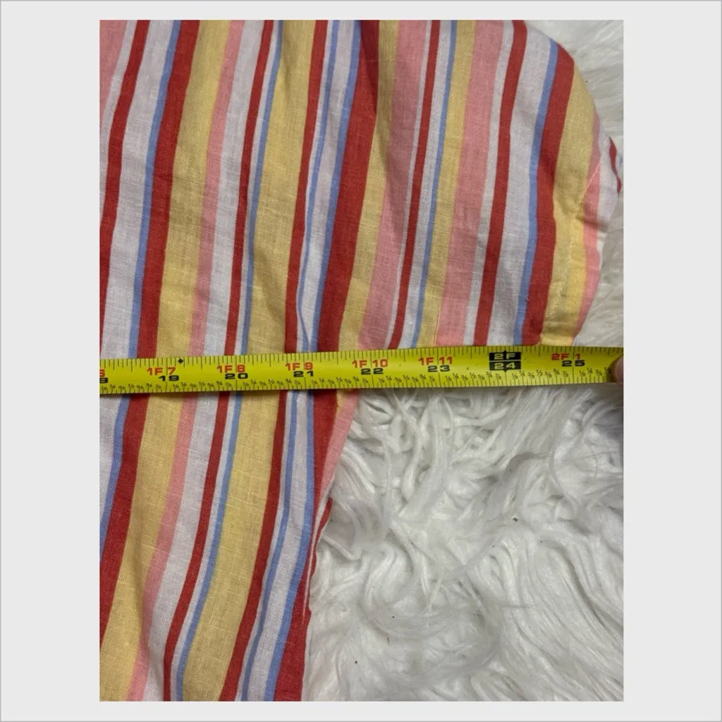 Cynthia Rowley ✨ Linen Blend Blouse Size M - Image 5