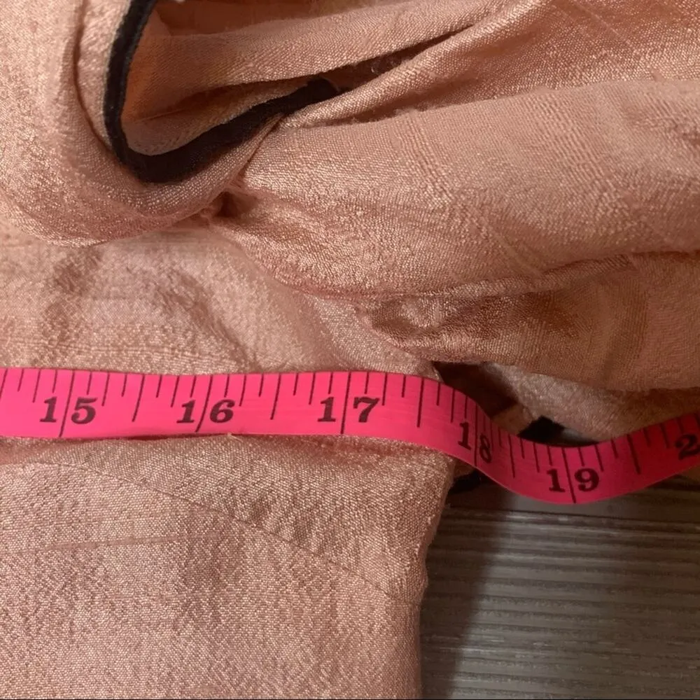 NWT Rhode Resort Blanca silk ruffle top blush - Image 4