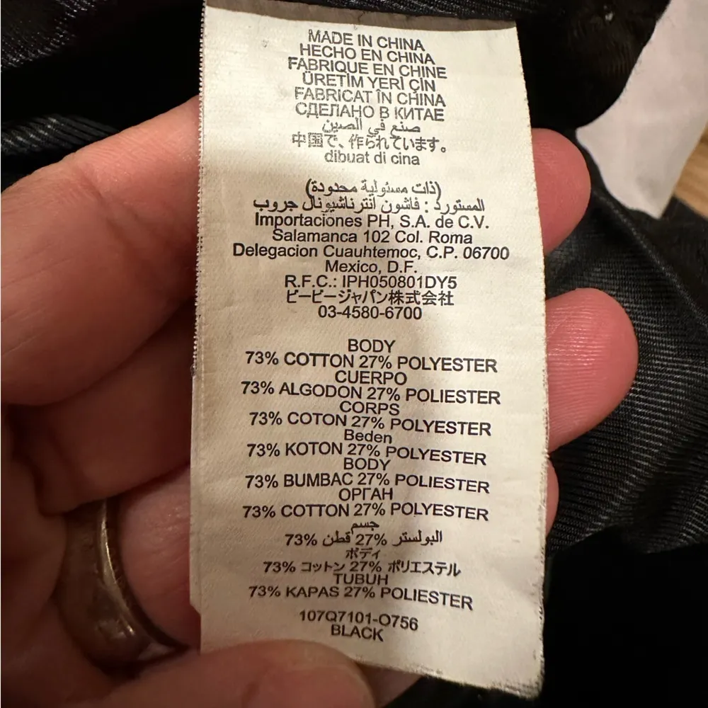 EUC Bebè black fitting blazer with not real fur neck liner Sz S - Image 11