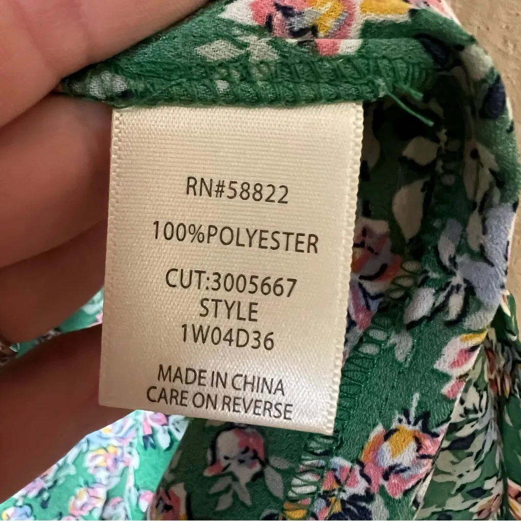 Lot of 2 MAX STUDIO Floral Flutter Sleeve Top Crepe Popover Plus Sz 1X Preppy - Image 13