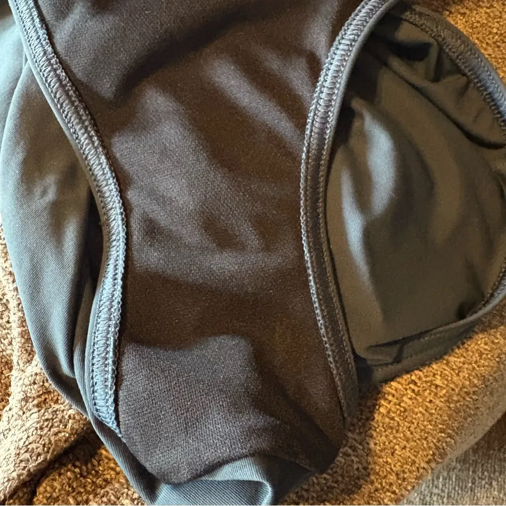 Calvin Klein Blue Gray Swimsuit Sz 14 Tummy Coverage Minimalist Flattering‎ Swim - Image 6