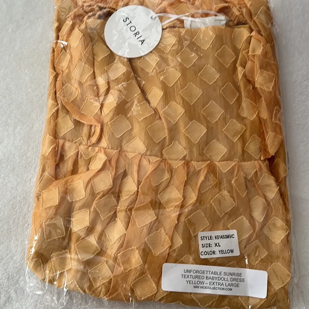 VICI | Unforgettable Sunrise Textured Babydoll Dress - Image 5