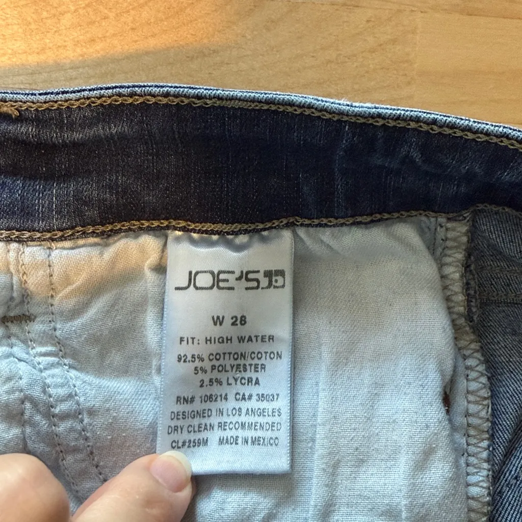 Joe's Jeans High Water Mid-Rise Skinny Ankle Jeans, 28 - Image 8