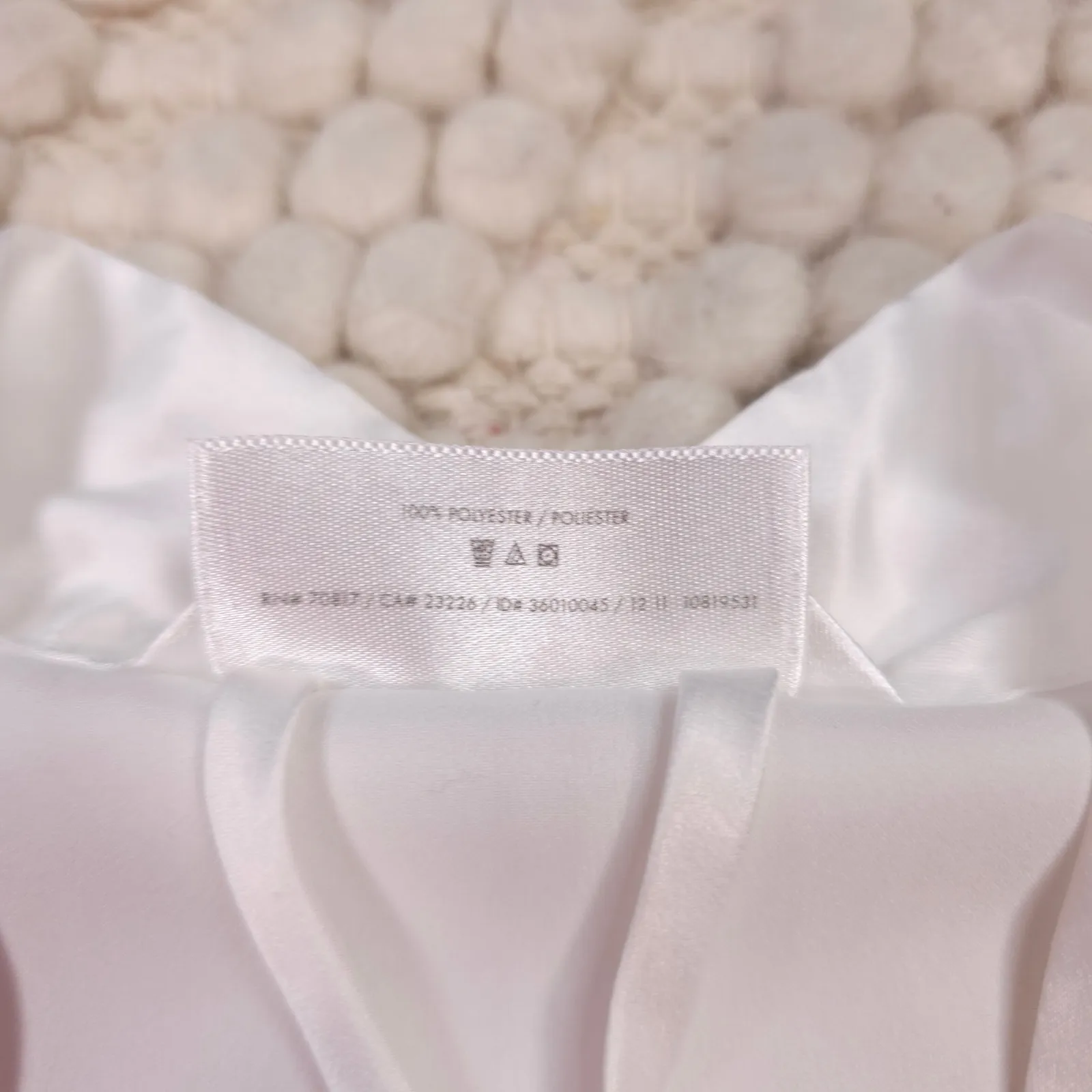 Victoria's Secret I Do Rhinestone Bride Satin Robe White - Image 8